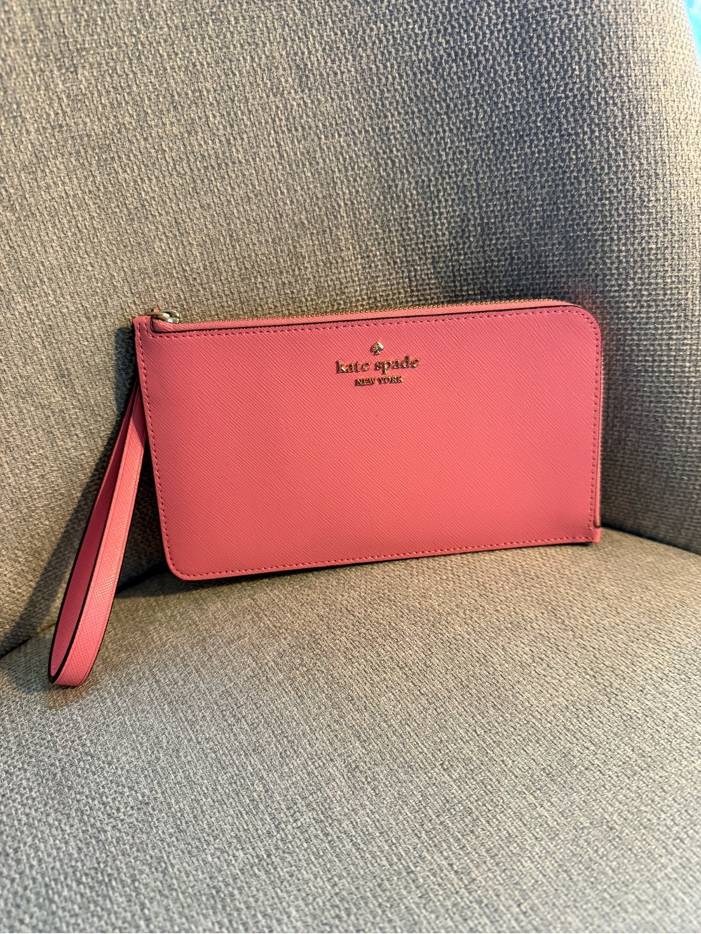 Kate Spade Pink Wristlet Clutch